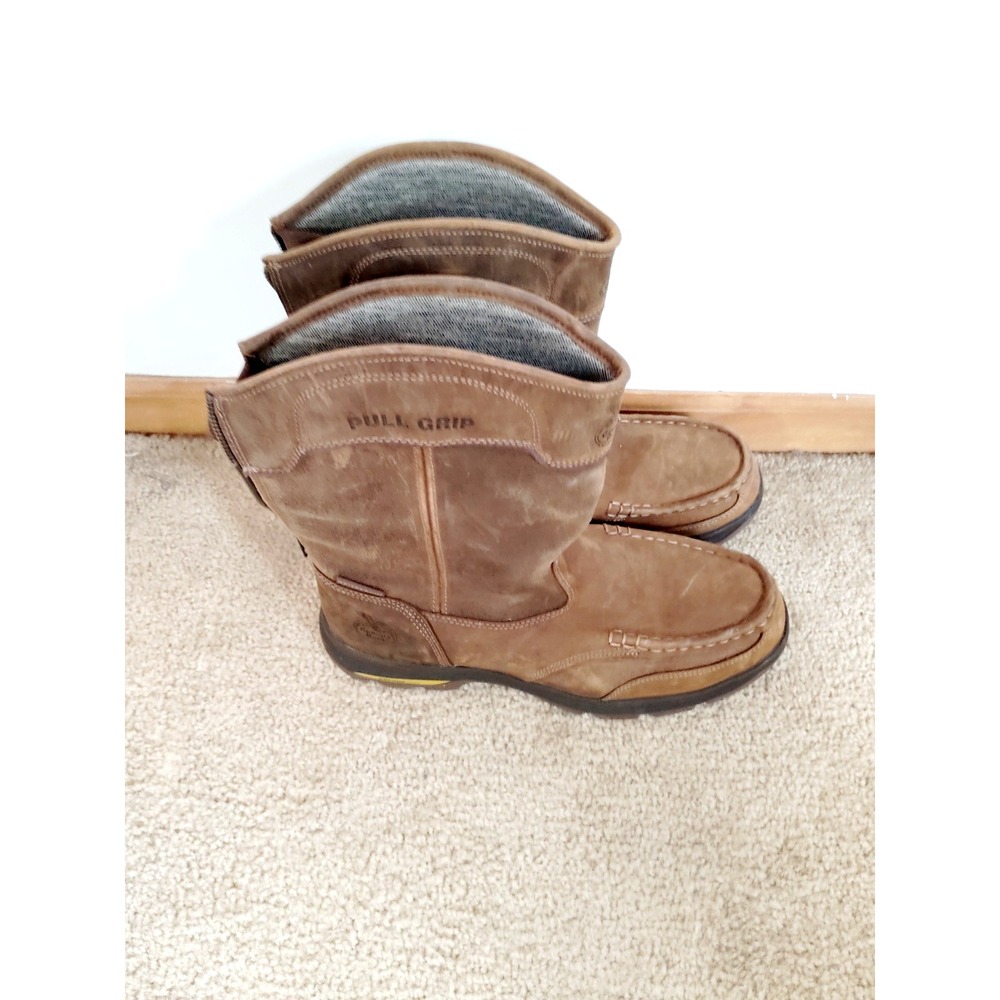 Georgia Boot Athens SuperLyte Alloy Toe Waterproof Wellington Pull-On Men 13 (W) - Picture 6 of 16